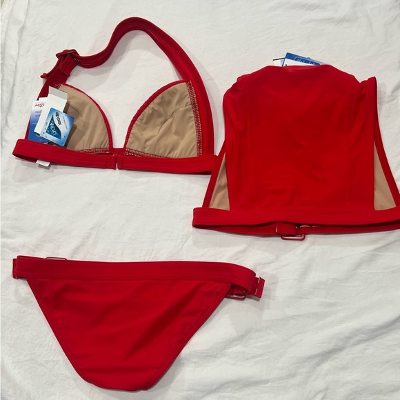 Red Women's Bikini Set - Picture 3 of 5